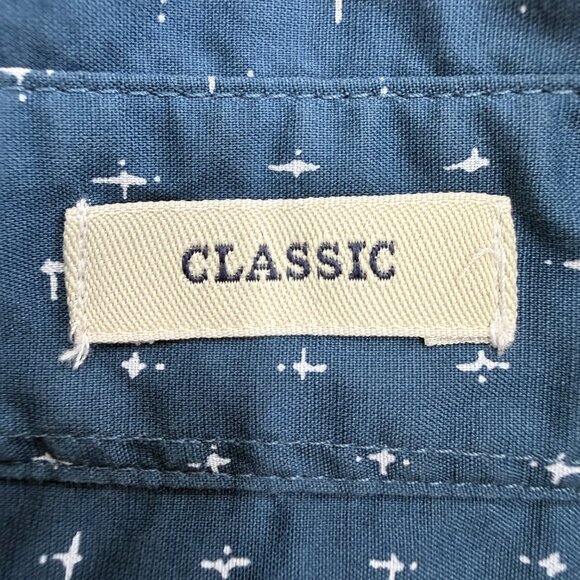 J. Crew Men's Button Down Shirt Size Large, Classic Stretch Cotton Blend, Blue - Picture 5 of 12